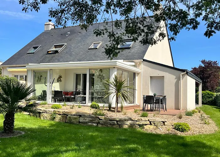 Villa Avec Jardin Clos & Veranda-Chbre Rez-De-Chaussee-Plage 6 Mn